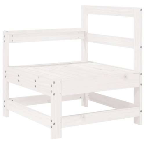 Vrtna garnitura - 4-dijelni set vrtnih sofa od masivne borovine bijeli - Bijela boja bora 1 Cijena