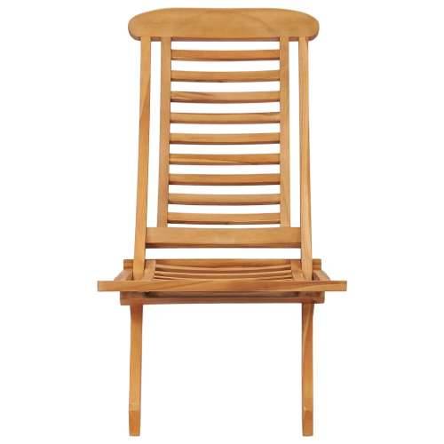 Sklopiva vrtna stolica 50 x 90 x 69 cm od masivne tikovine Cijena