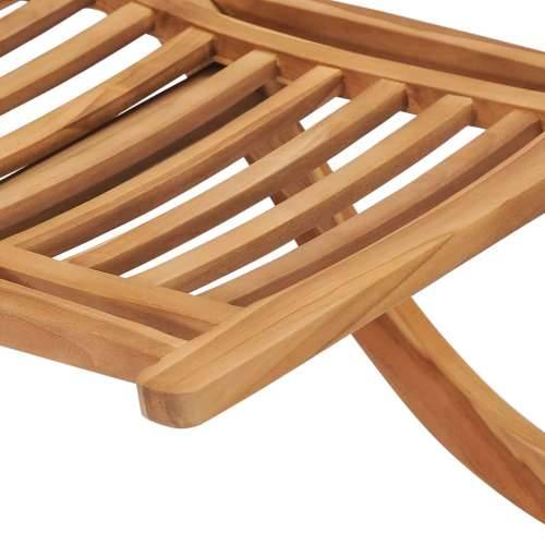 Sklopiva vrtna stolica 50 x 90 x 69 cm od masivne tikovine Cijena