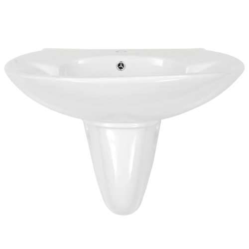 Zidni Lavabo - Umivaonik keramički bijeli 690 x 520 x 210 mm Cijena