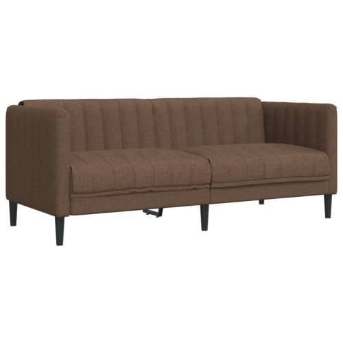 3-dijelni set sofa smeđi od tkanine - Smeđa 1-sjedalo + dvosjed + trosjed Cijena