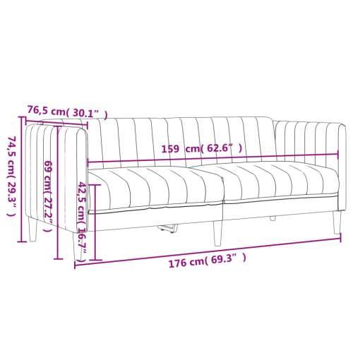 3-dijelni set sofa smeđi od tkanine - Smeđa 1-sjedalo + dvosjed + trosjed Cijena