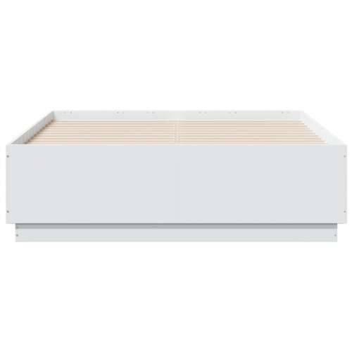 Okvir za krevet bijela 140x190 cm konstruirano drvo - Bijela 140 x 190 cm Cijena