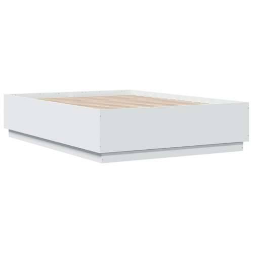 Okvir za krevet bijela 140x190 cm konstruirano drvo - Bijela 140 x 190 cm Cijena