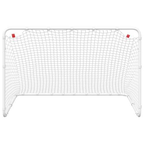 Nogometni gol bijeli 122 x 81 x 81 cm čelični Cijena