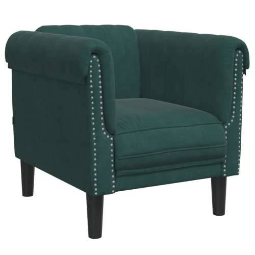 3-dijelni set sofa tamnozeleni baršunasti - Tamnozelena 1-sjedalo + dvosjed + trosjed Cijena