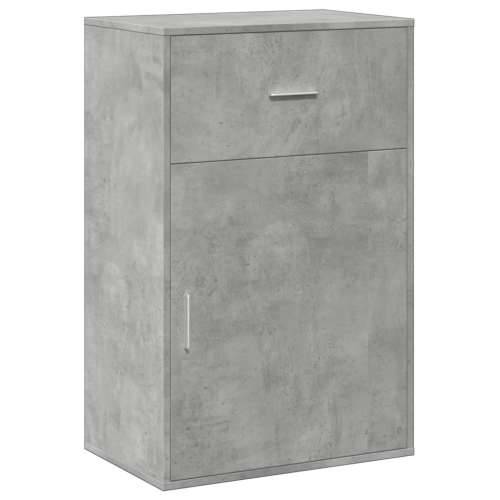 Ormarić za pohranu siva boja betona 56,5x39x90 cm drveni - Beton siva 1 Cijena