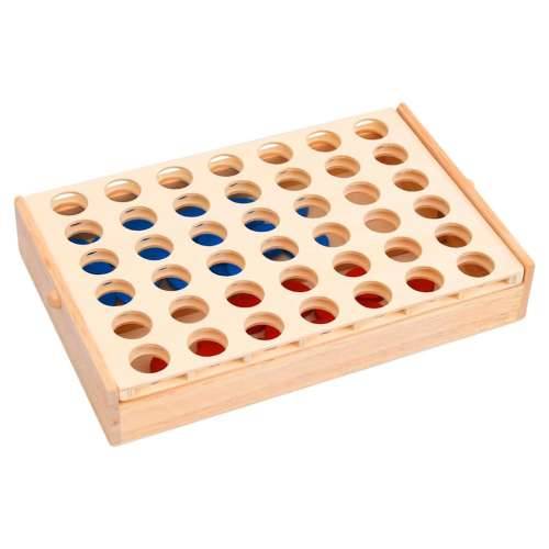 Igra 4 u nizu 24 x 15 x 4 cm od masivnog drva Cijena