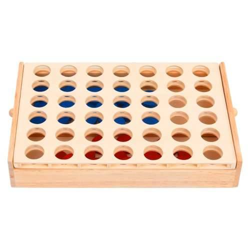 Igra 4 u nizu 24 x 15 x 4 cm od masivnog drva Cijena