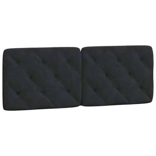 Okvir za krevet bez madraca crni 140 x 190 cm baršunasti - Crna 140 x 190 cm Cijena