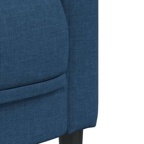 2-dijelni set sofa plavi od tkanine - Plava dvosjed + trosjed Cijena