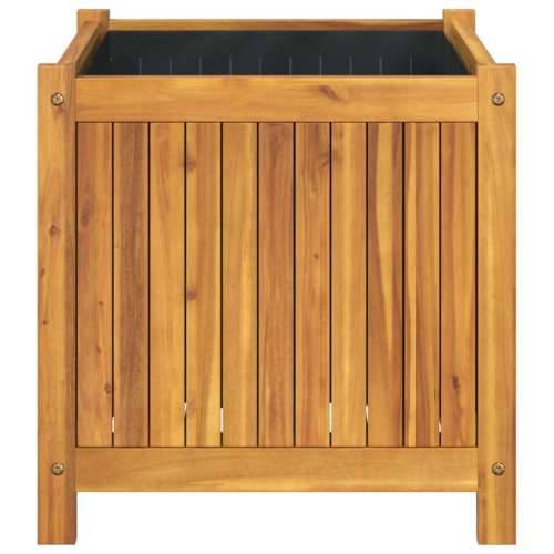 Vrtna sadilica s oblogom 50x50x50 cm od masivnog drva bagrema - 50 x 50 x 50 cm 1 Cijena