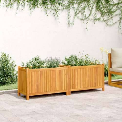 Vrtna sadilica s oblogom 153x38,5x50cm od masivnog drva bagrema - 153 x 38,5 x 50 cm 1 Cijena