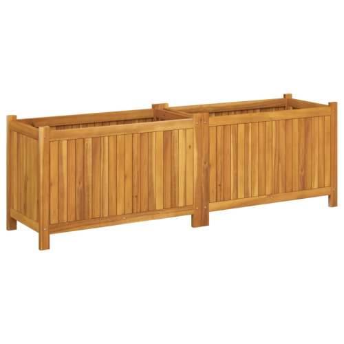 Vrtna sadilica s oblogom 153x38,5x50cm od masivnog drva bagrema - 153 x 38,5 x 50 cm 1 Cijena