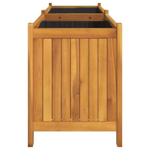 Vrtna sadilica s oblogom 153x38,5x50cm od masivnog drva bagrema - 153 x 38,5 x 50 cm 1 Cijena