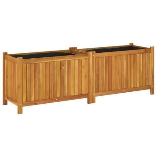 Vrtna sadilica s oblogom 153x38,5x50cm od masivnog drva bagrema - 153 x 38,5 x 50 cm 1 Cijena