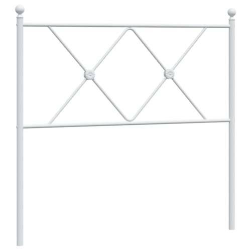 Metalno uzglavlje bijelo 90 cm - Bijela 90 cm 1 Cijena