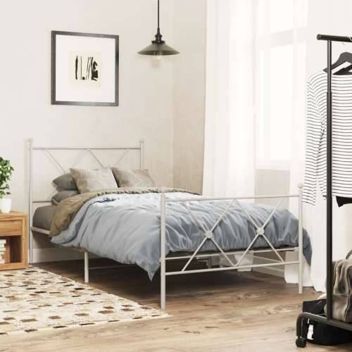 Metalno uzglavlje bijelo 90 cm - Bijela 90 cm 1 Cijena