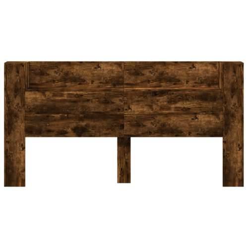 Ormarić za uzglavlje LED boja dimljenog hrasta 200x16,5x103,5cm - Dimljeni hrast 200 x 16.5 x 103.5 cm 1 Cijena