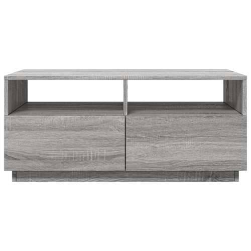 Stolić za kavu s LED svjetlima siva boja hrasta 90x49x40 cm - Sivi hrast sonoma 1 90 cm Cijena