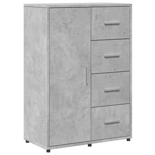 Komoda siva boja betona 60x31x84 cm od konstruiranog drva - Beton siva 1 Cijena