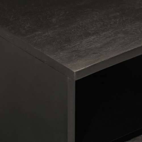 TV ormarić crni 70 x 33 x 46 cm od masivnog drva manga - Crna 1 masivno drvo manga Cijena