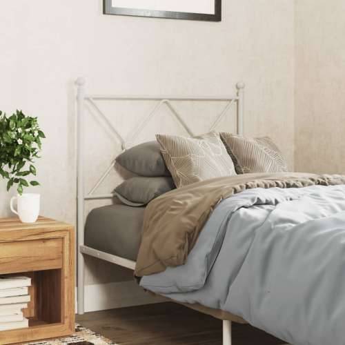 Metalno uzglavlje bijelo 80 cm - Bijela 80 cm 1 Cijena