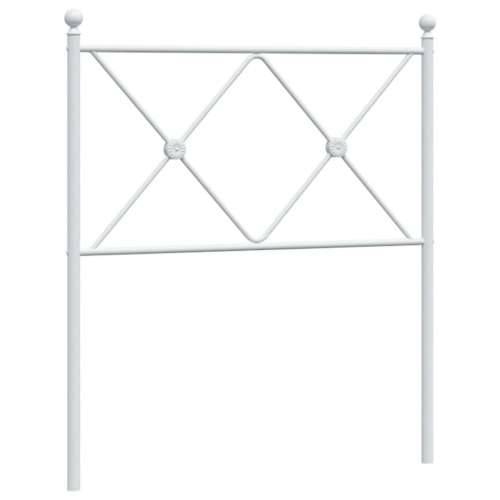 Metalno uzglavlje bijelo 80 cm - Bijela 80 cm 1 Cijena