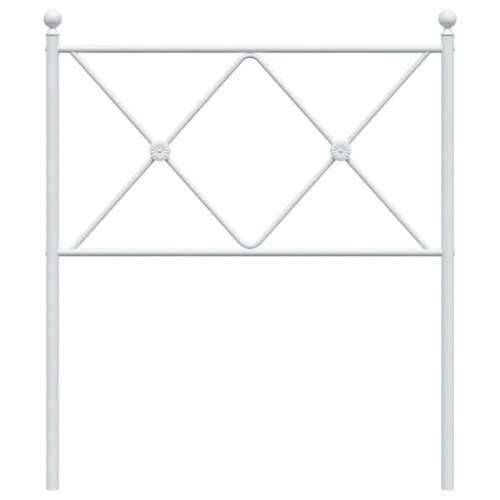 Metalno uzglavlje bijelo 80 cm - Bijela 80 cm 1 Cijena