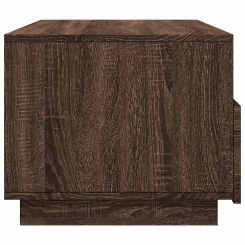 Stolić za kavu s LED svjetlima smeđi hrast 90x49x40 cm - Smeđi hrast 1 90 cm Cijena