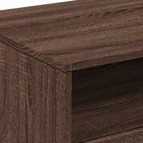 Stolić za kavu s LED svjetlima smeđi hrast 90x49x40 cm - Smeđi hrast 1 90 cm Cijena