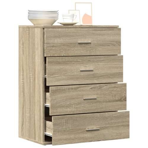 Komoda boja hrasta sonome 60x39x80 cm od konstruiranog drva - sonoma hrast 1 Cijena