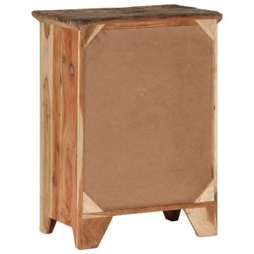 Komoda 55 x 33 x 75 cm masivno bagremovo i obnovljeno drvo Cijena