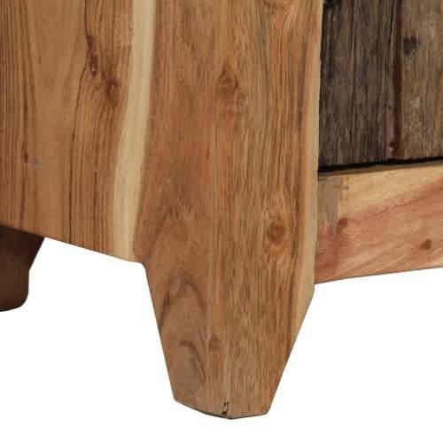 Komoda 55 x 33 x 75 cm masivno bagremovo i obnovljeno drvo Cijena