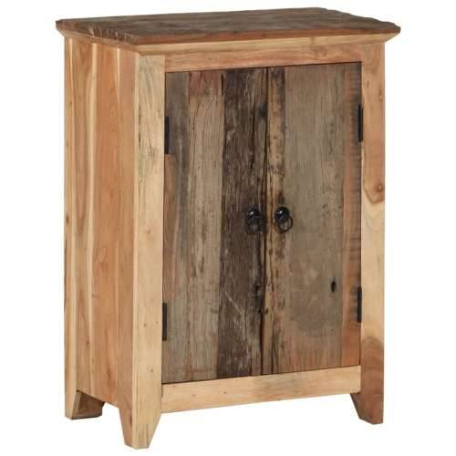 Komoda 55 x 33 x 75 cm masivno bagremovo i obnovljeno drvo Cijena