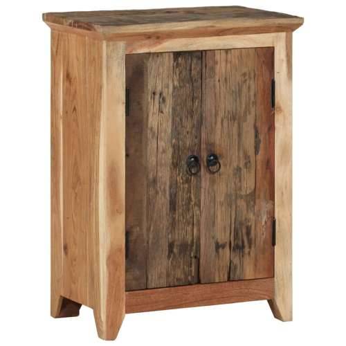 Komoda 55 x 33 x 75 cm masivno bagremovo i obnovljeno drvo Cijena