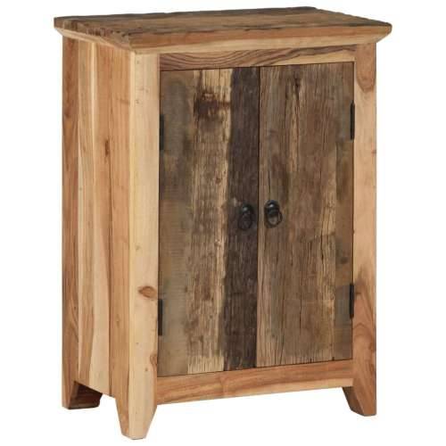 Komoda 55 x 33 x 75 cm masivno bagremovo i obnovljeno drvo Cijena