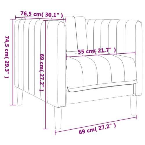 3-dijelni set sofa smeđesivi od tkanine Cijena