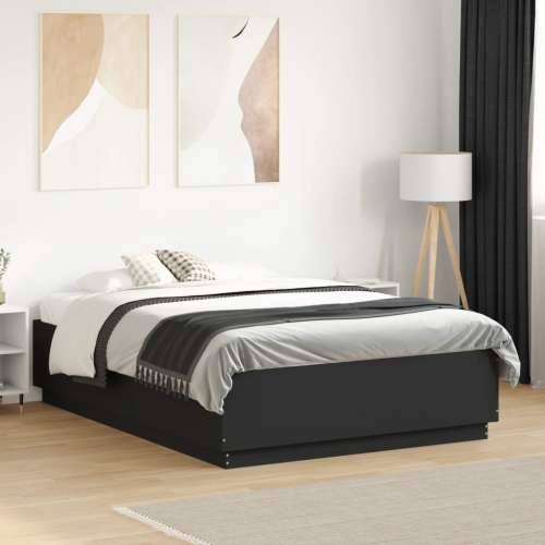 Okvir za krevet crni 135x190 cmkonstruirano drvo - Crna 135 x 190 cm Cijena