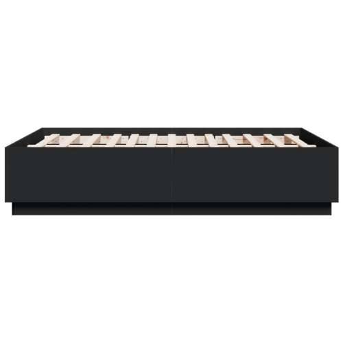 Okvir za krevet crni 135x190 cmkonstruirano drvo - Crna 135 x 190 cm Cijena