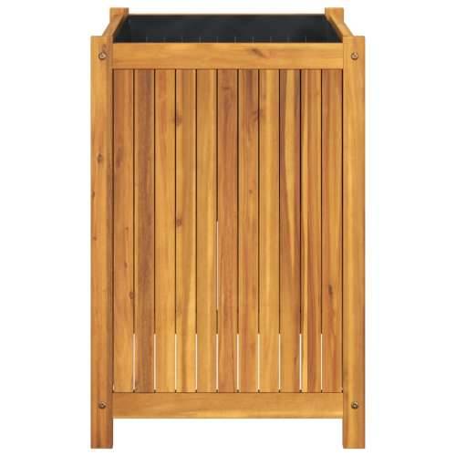 Vrtna sadilica s oblogom 50x50x75 cm od masivnog drva bagrema - 50 x 50 x 75 cm 1 Cijena