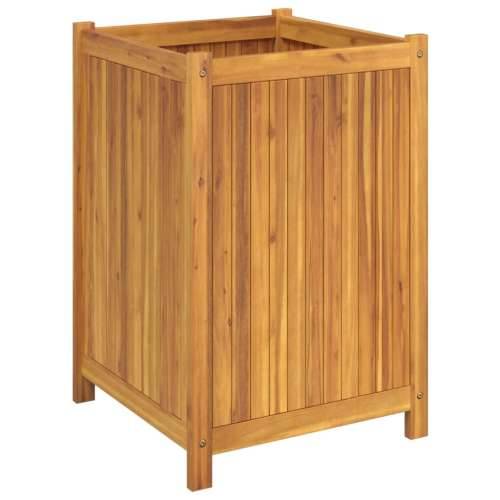 Vrtna sadilica s oblogom 50x50x75 cm od masivnog drva bagrema - 50 x 50 x 75 cm 1 Cijena