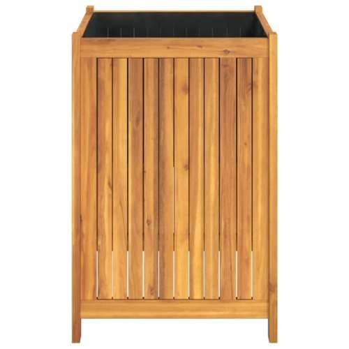 Vrtna sadilica s oblogom 50x50x75 cm od masivnog drva bagrema - 50 x 50 x 75 cm 1 Cijena