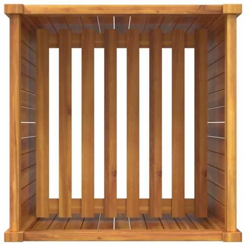 Vrtna sadilica s oblogom 50x50x75 cm od masivnog drva bagrema - 50 x 50 x 75 cm 1 Cijena