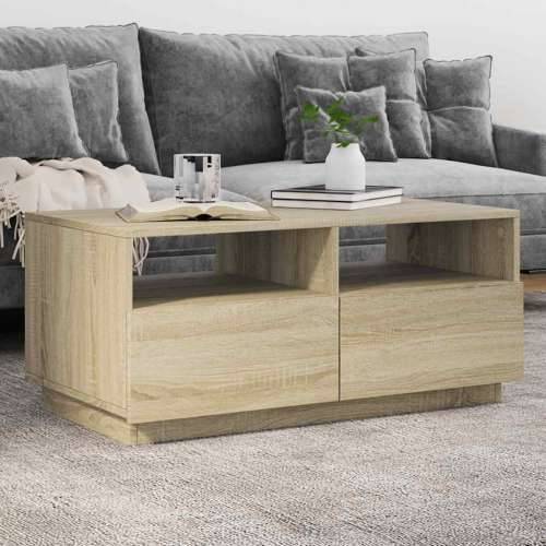 Stolić za kavu s LED svjetlima boja hrasta sonome 90x49x40 cm - sonoma hrast 1 90 cm Cijena
