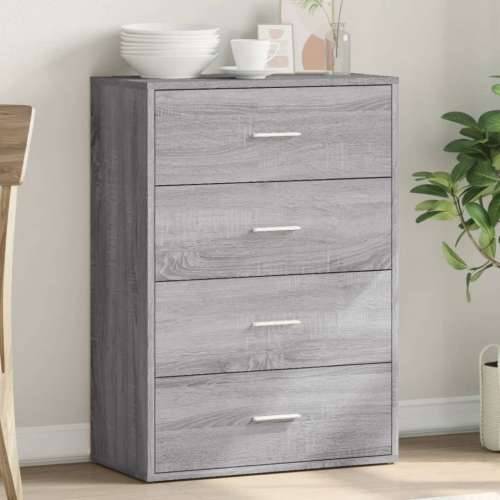 Komoda boja hrasta sonome 60x31x84 cm od konstruiranog drva - Sivi hrast sonoma 1 Cijena