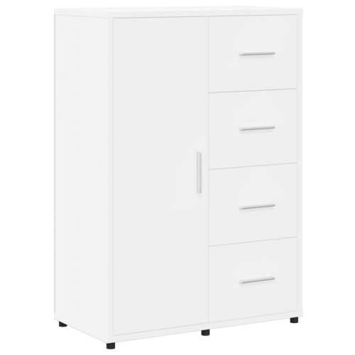 Komoda bijela 60x31x84 cm od konstruiranog drva - Bijela 1 Cijena