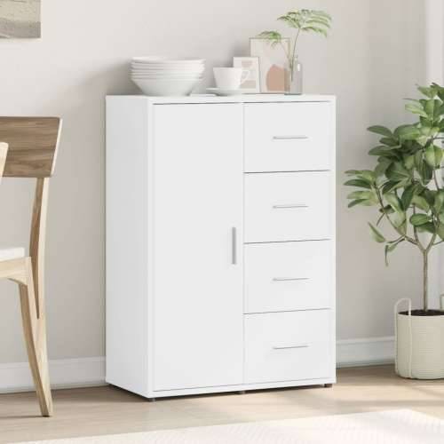 Komoda bijela 60x31x84 cm od konstruiranog drva - Bijela 1 Cijena
