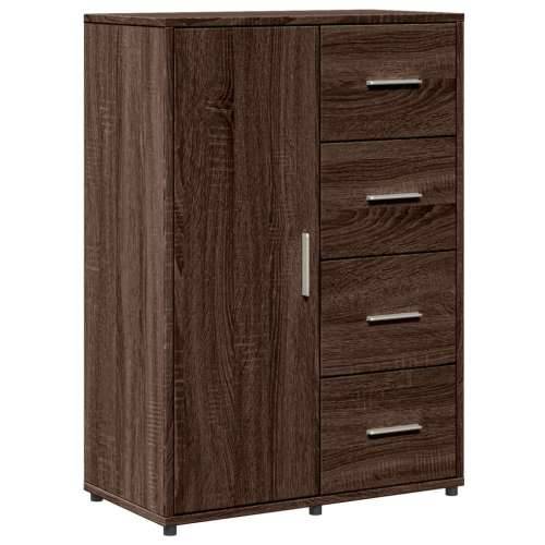Komoda boja smeđeg hrasta 60x31x84 cm od konstruiranog drva - Smeđi hrast 1 Cijena