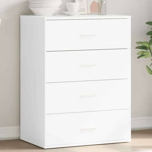 Komoda bijela 60x39x80 cm od konstruiranog drva - Bijela 1 Cijena